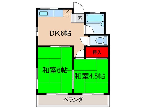 石井コーポの物件間取画像